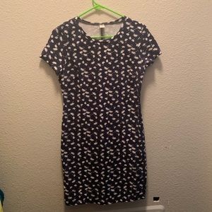 Dark blue old navy fitted casual dress